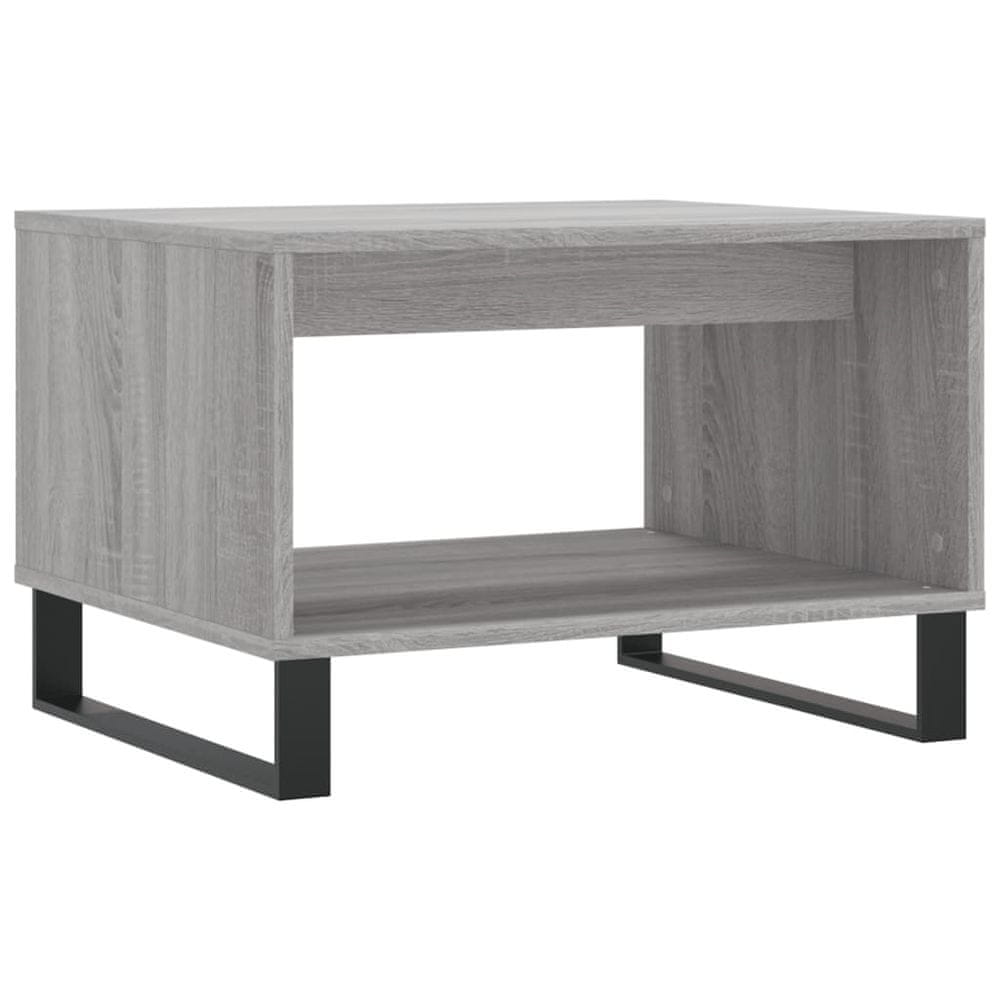 Vidaxl Konferenčný stolík sivý dub sonoma 60x50x40cm spracované drevo